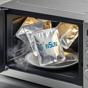 High Temperature Heat Resistant Aluminum Foil Vacuum <b>Bag</b> Retort Pouch for Ready-to-Eat Meals Pet Food - Product Image 1