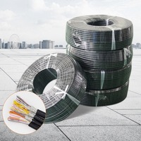 Bon prix 100m 200m câble électrique en cuivre PVC câble conducteur en cuivre isolé fil blindé multiconducteur