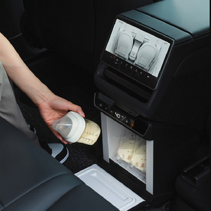 Mini Refrigerador Portátil de 5L para Automóvil, 12V CC, Personalizable, para el Nuevo Modelo Y Juniper, de 5 a 50 Grados <span class=keywords><strong>Celsius</strong></span> - Product Image 1