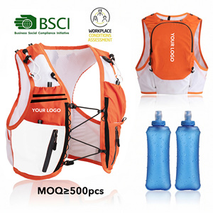 Gilet <span class=keywords><strong>de</strong></span> course en nylon personnalisé à séchage rapide pour hommes et femmes, avec poche d'hydratation isolée, sans rebondissement, pour jogging, marathon et course ultra - Product Image 1