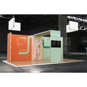 Indoor and Outdoor Quick Build 3x6 Standard Exhibition Stand partition walls system Exhibition booth