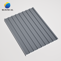 Tuiles de toiture en aluminium isolées, panneau sandwich en aluminium, toiture isolée, tuiles de toiture isolées pour projets d'atelier, mur extérieur