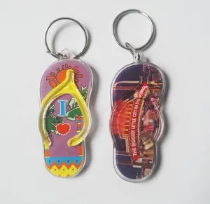 מיני 3d נעל צורת אקריליק keychain, פלסטיק keychain
