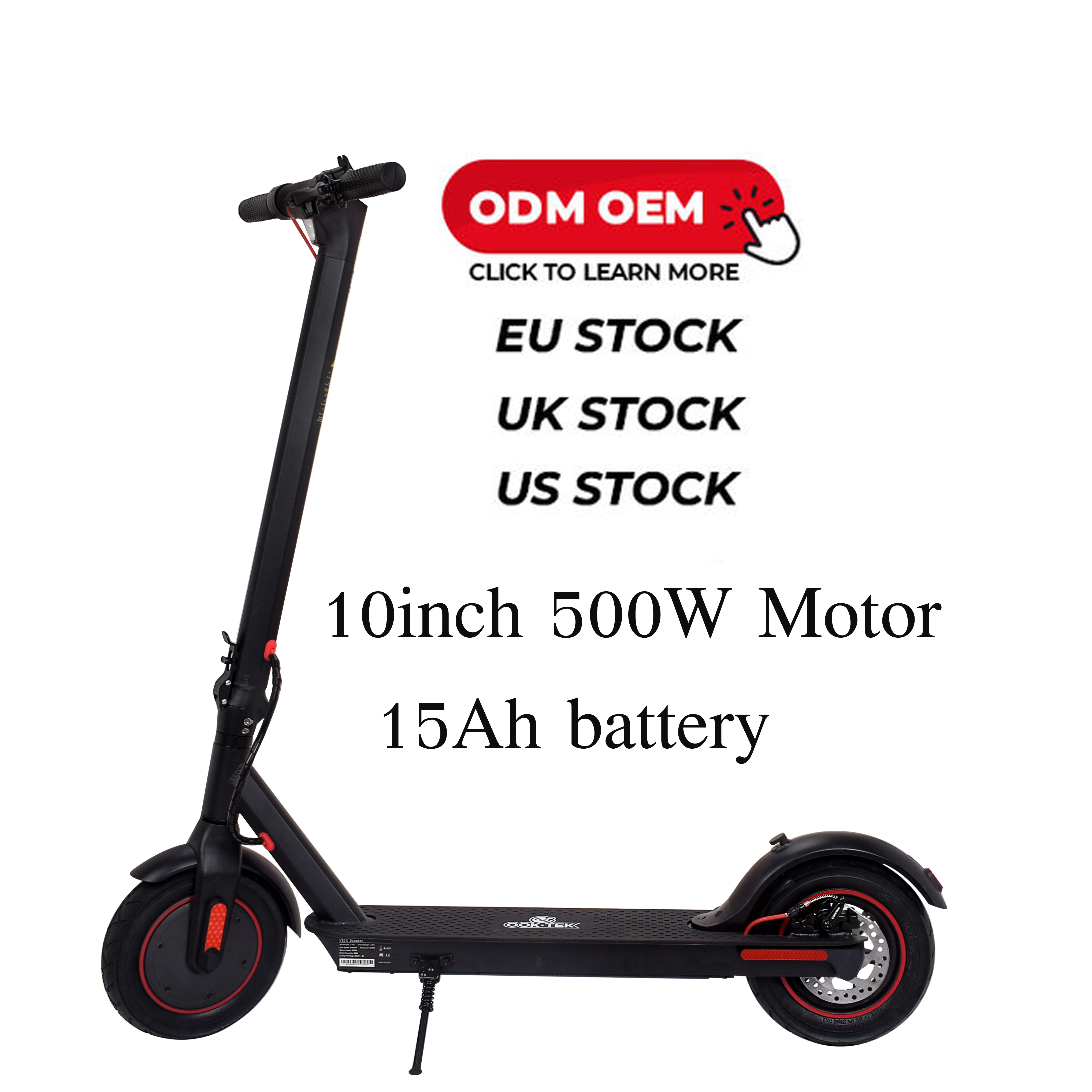 Быстрая доставка со склада в Европе, США и Великобритании, детский мини-скутер, 10-дюймовые электронные скутеры с двигателем 500 Вт, складные электрические скутеры для взрослых