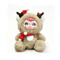 Peluche IA PG24 Compagnon de Noël Renne avec Compagnonnage Émotionnel, Jeu de Rôle, Racontage d'Histoires, Musique et Contrôle par Application