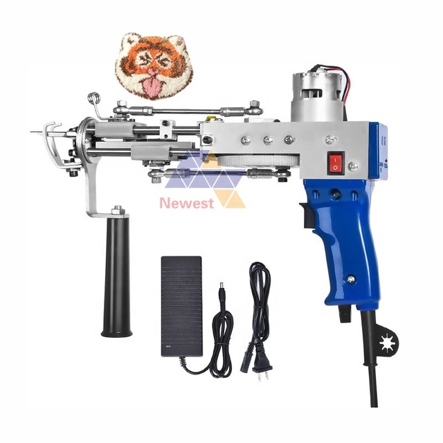 Cut Pile/Loop Pile/2 in 1 Electric Hand Tufting Gun Rug Machine  Carpet Weaving Machine  Rug Tufting Gun Carpet Making Machine