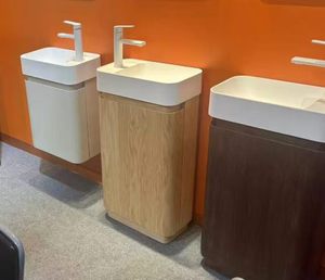 Évier monobloc en résine sans soudure, lavabo moderne et élégant pour l'approvisionnement par contrat - Product Image 6