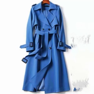 2025 Spring Autumn Korean <b>Windbreaker</b> Long Coat Jacket for Women - Product Image 4