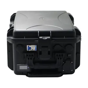 box luggage shape lithium rechargeable battery with smart bms and inverter