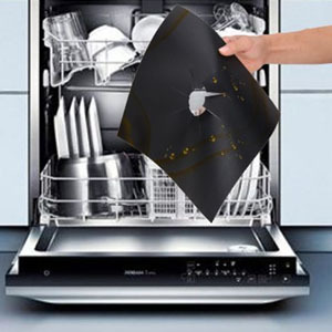 Tappetino Protettivo Antiolio per Superficie della Cucina, Copertura per Fornelli Riutilizzabile, Protezione per Piano Cottura a <span class=keywords><strong>Gas</strong></span> - Product Image 2