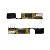 Module récepteur à code d'apprentissage 433,92 MHz DC5V 4 broches, carte récepteur RF superhétérodyne sans décodage AG-RXB12
