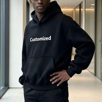 Sweat-shirt en coton personnalisé avec logo, unisexe, impression de lettres, sweat-shirt décontracté pour homme, impression DTF, impression DTG