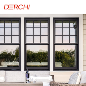 Bán chạy nhất cửa sổ treo đơn hiện đại nhôm lớn thương mại cửa sổ trượt dọc cách nhiệt cho nhà bếp - Product Image 4