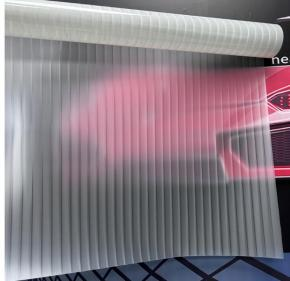 Film décoratif auto-adhésif <span class=keywords><strong>en</strong></span> PET de 0,1 mm, à motif cannelé, imperméable, givré, pour la protection de la vie privée, pour portes et fenêtres <span class=keywords><strong>en</strong></span> verre - Product Image 4