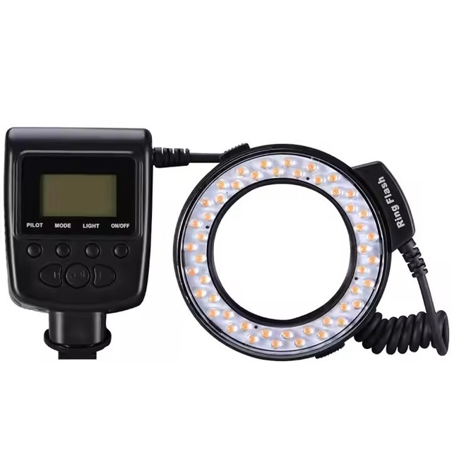 Hot RF-550D 3000-15000K Flashing Selfie Led Ring Flash Light Mini Video Camera Flash for Photography