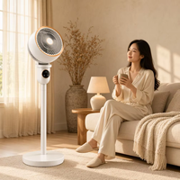 Meilleure Vente 2025 – Ventilateur Portable Vintage à Télécommande avec Oscillation Automatique 3D et Brumisation, à Accrocher pour le Camping en Extérieur
