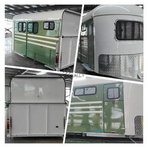 Venta al por mayor Australia Square 3 Horse Float Australian Small Trailer <span class=keywords><strong>2</strong></span> para la venta - Product Image 5