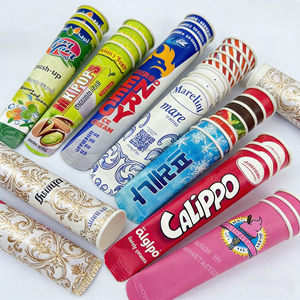 Tubo de Papel <span class=keywords><strong>Calippo</strong></span> de Grado Alimenticio para Envasado de Helados, Tubo <span class=keywords><strong>Calippo</strong></span> Personalizado con Logotipo para Helados - Product Image 1