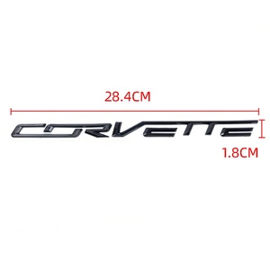 Emblema 3D in ABS per Bagagliaio, Adesivo con Lettere per <span class=keywords><strong>Logo</strong></span> <span class=keywords><strong>Corvette</strong></span> C7.R Z06, Accessori - Product Image 6