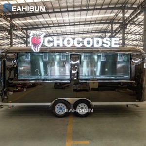 Camion de restauration rapide mobile en acier inoxydable, entièrement équipé, pour la vente de burgers glacés personnalisés aux États-Unis et en Allemagne - Product Image 3
