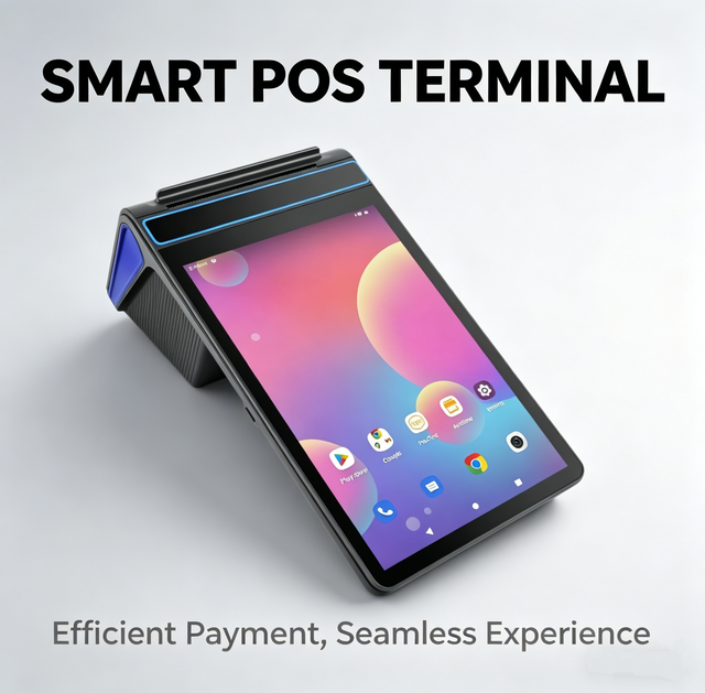 FYJ-F1-88 8-Core | NFC Portable Handheld POS Machine Android 13/14 with NFC & 80mm Thermal Printer for Taxi and Parking
