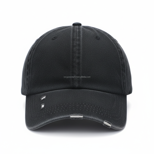 Vente en gros OEM Casquettes de baseball unisexes vierges avec boucle en plastique ordinaire Casquettes de baseball personnalisées de haute qualité 6 panneaux Performance Beach - Product Image 1