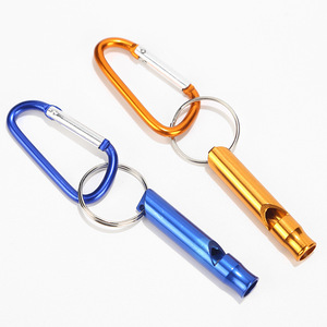 Silbato de Aleación de Aluminio con Llavero para Supervivencia al Aire Libre, Tamaño <span class=keywords><strong>Mini</strong></span>, Kit de Equipo Multifuncional, Regalo de Alta Calidad - Product Image 1
