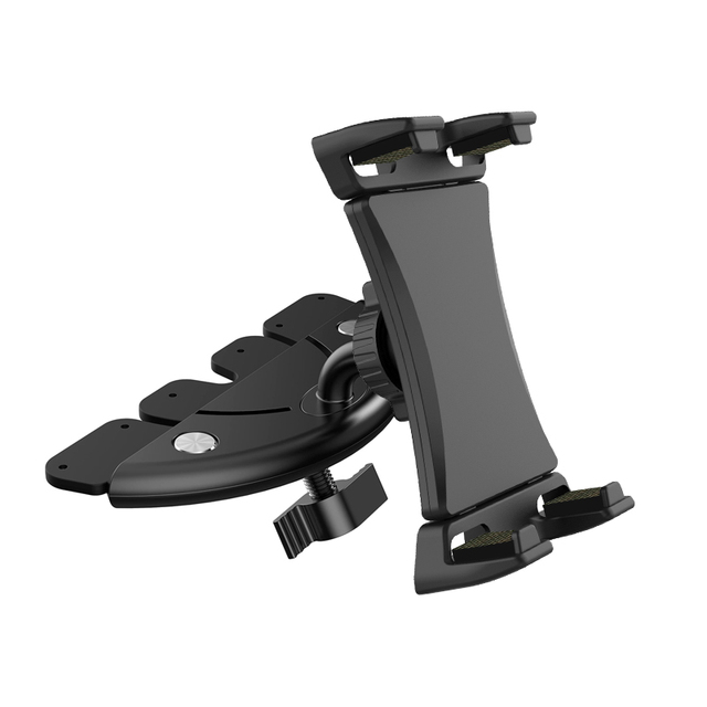 Car Truck Front CD Player Cradle Car CD Slot Mount Tablet Holder for iPad Pro 12.9 Air Mini iPhone 16 Samsung Galaxy Z Fold