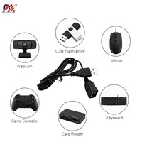 Cable de Extensión USB Personalizado de 0.5M 1M 1.5M 2M, Tipo A Macho a Hembra, Cable de Alimentación USB 2.0 para Escáner