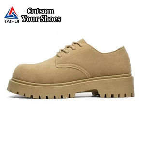 <span class=keywords><strong>Stivali</strong></span> Autunnali da <span class=keywords><strong>Uomo</strong></span> Personalizzabili con LOGO, Modello Basso alla Caviglia, Tomaia in PU Artificiale, Suola Spessa in <span class=keywords><strong>Gomma</strong></span>, Traspiranti con Lacci - Product Image 1