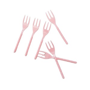 Fourchette à fruits jetable de qualité alimentaire, épaissie, à trois branches, pour gâteaux et desserts, en plastique, pour hôtels, vaisselle de fête d'anniversaire - Product Image 4