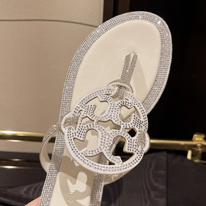 Women Rhinestone Slipper Sandals Fashion Casual Summer Ladies <b>Slides</b> Shoes - Product Image 5