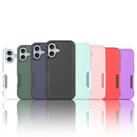 Coque de téléphone 2 en 1 TPU + PC coque de protection pour téléphone portable iPhone 16