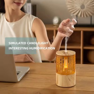 2024 umidificatore di plastica portatile del diffusore ultrasonico di legno elettrico dell'aroma per uso della famiglia e dell'hotel - Product Image 4