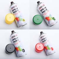 FIBSHIELD OEM 200ML Graffiti multicolore acrylique aérosol peinture en gros fabricant MSDS certifié voiture peinture noir rouge