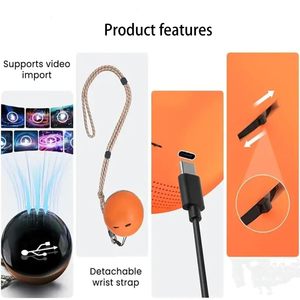 Tùy Chỉnh Tự Làm Món Quà Sinh Nhật Pha Lê Bóng Video Hiển Thị Kỹ Thuật Số Hình Cầu Điện Tử <span class=keywords><strong>MP4</strong></span> Máy Nghe Nhạc Trang Trí Bola De Cristal Personalizada - Product Image 2