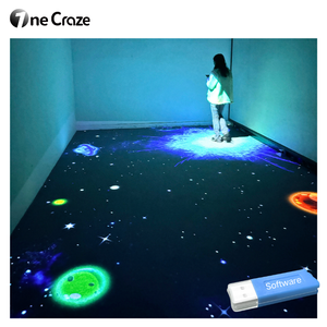 AR nhập vai tương tác tầng chiếu chiếu Trò chơi phần mềm + ladar hồng ngoại máy ảnh hỗn hợp phương tiện truyền thông sàn thiết bị quảng cáo - Product Image 5