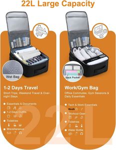 Waterproof Computer <b>Backpack</b> Business Laptop <b>Backpack</b> USB Charging Custom Logo Large Capacity OEM Design - Product Image 5