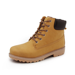 Botas de Invierno/Otoño para <span class=keywords><strong>Hombre</strong></span> y Mujer, Forro de Lana Cálido, Algodón, Planas, Talla Grande, de Caña Alta, Cómodas, para Parejas - Product Image 6