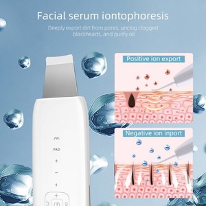Portable Sonic Skin Scrubber Spatula Blackhead Remover <b>Pore</b> <b>Cleaner</b> Face Scraper - Product Image 5