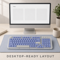 Clavier de jeu mécanique sans fil K98M avec interrupteurs Marble Hot-Swap, Bluetooth, rétroéclairé, USB Type-C pour configuration de bureau