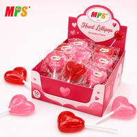 Sucettes en forme de cœur pour la Saint-Valentin, bonbons, jouets sucrés, sucettes longues sur bâtonnet, prix d'usine
