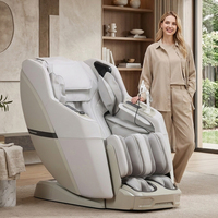 Fauteuil de massage électrique avec fonctionnement ultra-silencieux, surveillance de qualité médicale et massage Shiatsu de précision