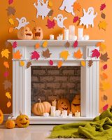 Guirlande de fanions Feuilles d'automne, Décorations suspendues pour Thanksgiving, Anniversaire sur le thème de la récolte d'automne, Baby Shower, Fournitures pour fêtes de mariage