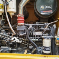 Niveleuse à moteur d'occasion CAT 140K 16T avec moteur puissant et système hydraulique fiable pour la construction routière, le nivellement et les travaux de terrassement