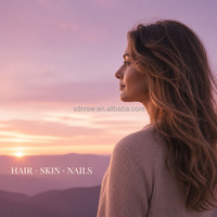 Biotine L-Glutathione Vitamine C Collagène Gommes Supplément Avec Acide Hyaluronique pour Peau Cheveux Ongles Blanchiment