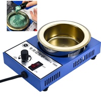 Mini-melangeur électrique de cire 50g-200g, machine à colle thermofusible pour la fabrication de bougies, le batik et les granulés adhésifs