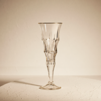 Nouveau Verre à Vin Vide de Luxe en Cristal Taillé Coloré Personnalisé, Style Chinois, 170-320 ml, avec Logo Personnalisé, Teinté Rose Rouge, pour Fêtes