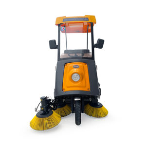 Mesin Pembersih Jalan Semi-Tertutup Listrik 48V dengan Penggerak Brushless Dual-Hub, Tempat Sampah Bergerak, dan Lantai Tambahan - Product Image 1