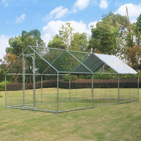 Bangke Nouveau grand poulailler en acier et cage à volaille sans rendez-vous Habitat extérieur pour animaux de compagnie pour oiseaux et lapins pour fermes